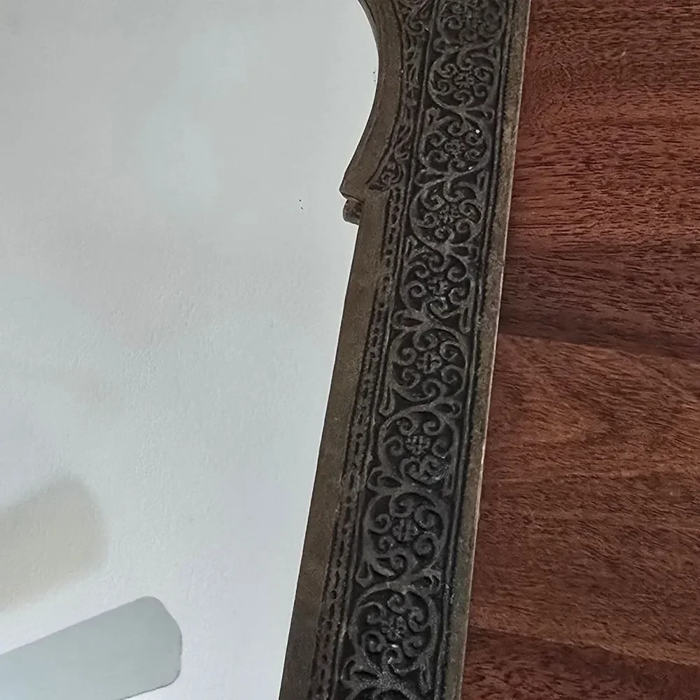 Moroccan  Wall‎ Mirror Brass Vintage